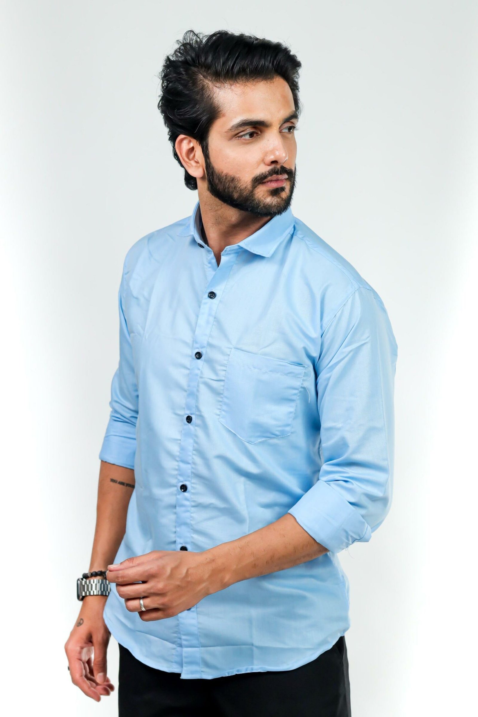 Regular Fit Mens Formal Shirt