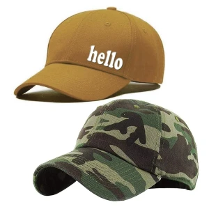 Plain Printed Men Army Cap Combo (KK-2217320)