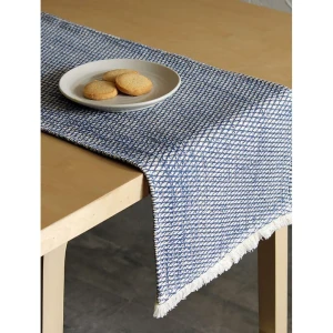 Buy Blue Cotton Table Runner