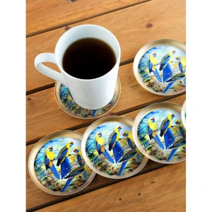 Buy Blue Iron Hand Crafted Coaster & Trivet