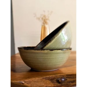 Buy Blue Solid Ceramic Bowls