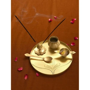 Buy Brass Brass Pooja Box