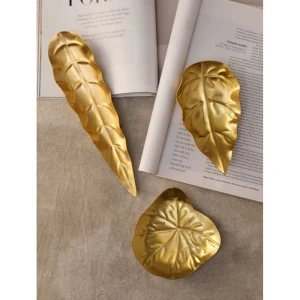 Buy Gold Brass Beaten Plates