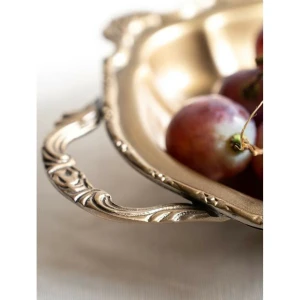 Buy Gold Brass Solid Tray/Platter