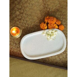 Buy Gold Wood Round Serveware Plates