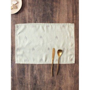 Buy Grey Rectangle Polyester Mats