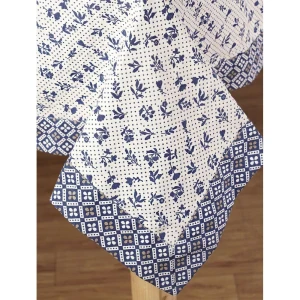 Buy INDIGO BLUE Cotton Rectangle Table Cloth