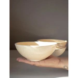 Buy Ivory Hand Crafted Stoneware Bowls
