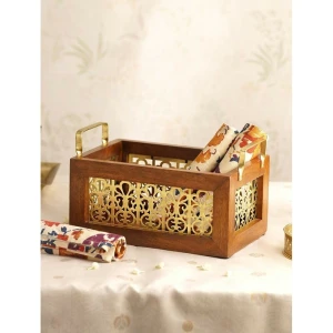 Buy Mango Wood Wood Hand Crafted Basket