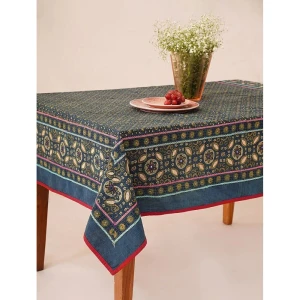 Buy Multicolour Cotton Rectangle Ajrakh Table Cloth