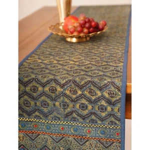 Buy Multicolour Cotton Table Runner