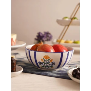 Buy Multicolour Hand Painted Ceramic Bowls