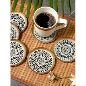 Buy Multicolour Iron Hand Crafted Coaster & Trivet