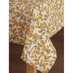 Buy Mustard Yellow Cotton Rectangle Table Cloth