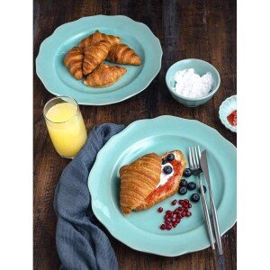 Buy Pastel Green Ceramic Hand Crafted Serveware Plates
