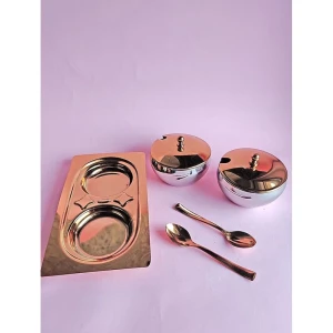 Buy Rose Gold Hand Crafted Stainless Steel Bowls