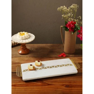 Buy White Marble Tray/Platter