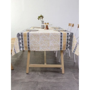 Buy Yellow Cotton Table Cloth